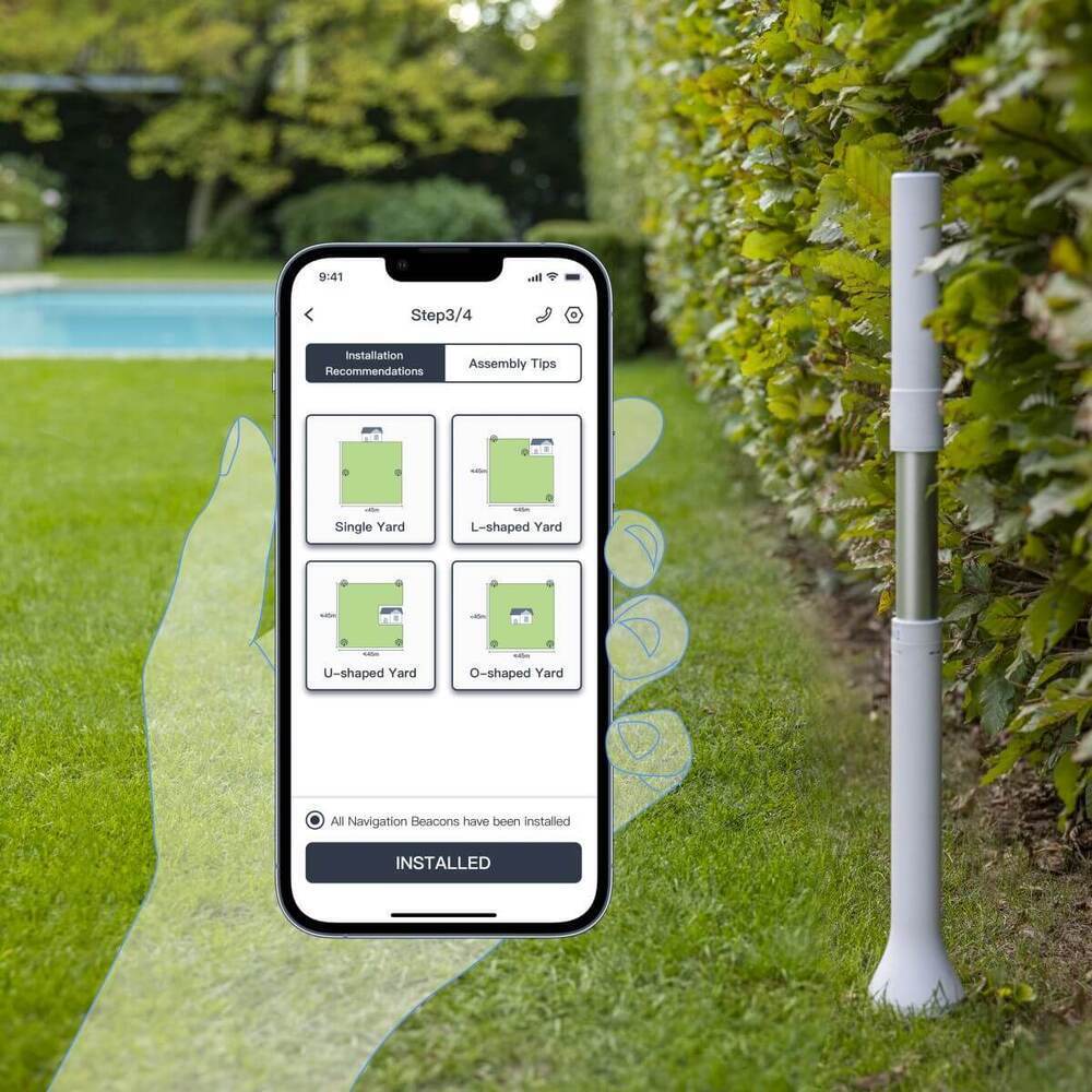 ECOVACS Goat G1-800 virtuelle Begrenzungseinstellungen in der App